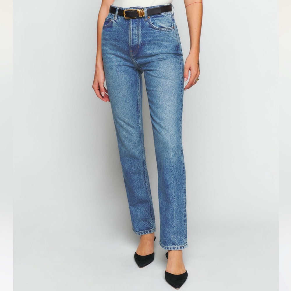 Reformation Cynthia Straight leg jeans